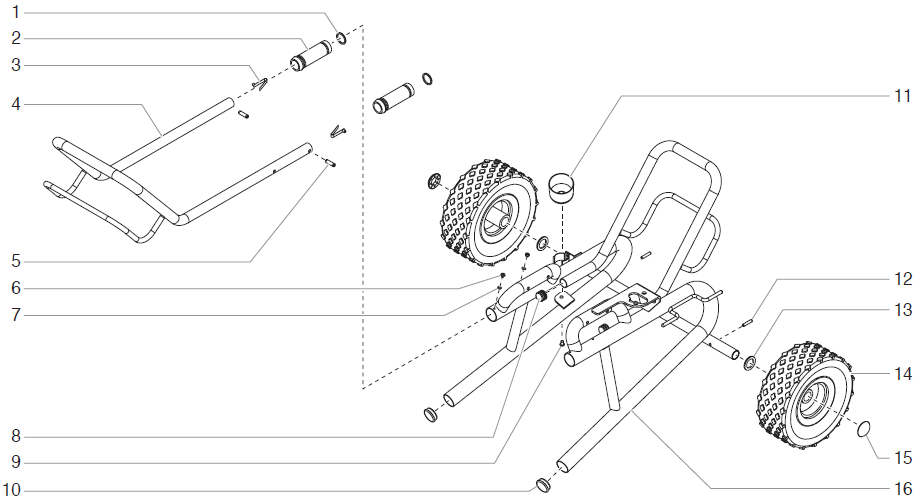 840ix Low Rider Cart Parts (P/N 800-590)